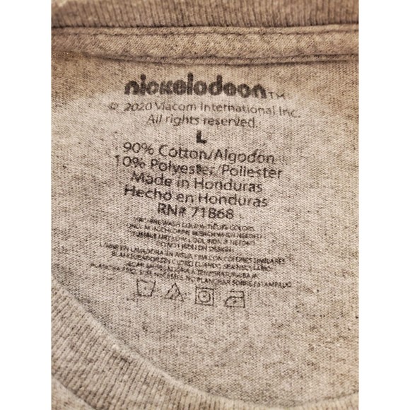 Nickelodeon 90's Characters Gray Shirt Mens Size Large Rugrats Ren & Stimpy - Picture 6 of 6